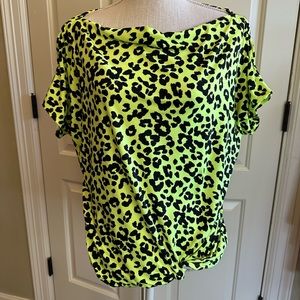 Brand New Neon Yellow and Black Top